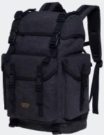 KAUKKO BACKPACK  - K1018-BLACK CANVAS