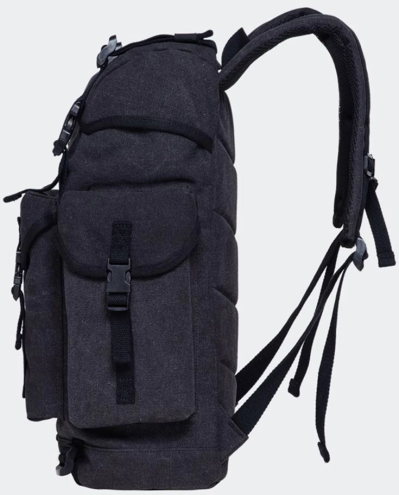 KAUKKO BACKPACK  - K1018-BLACK CANVAS