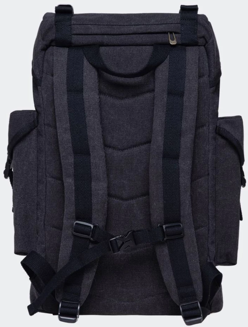 KAUKKO BACKPACK  - K1018-BLACK CANVAS