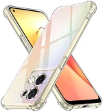 Techsuit - Shockproof Clear Silicone - Oppo Reno8 - Clear