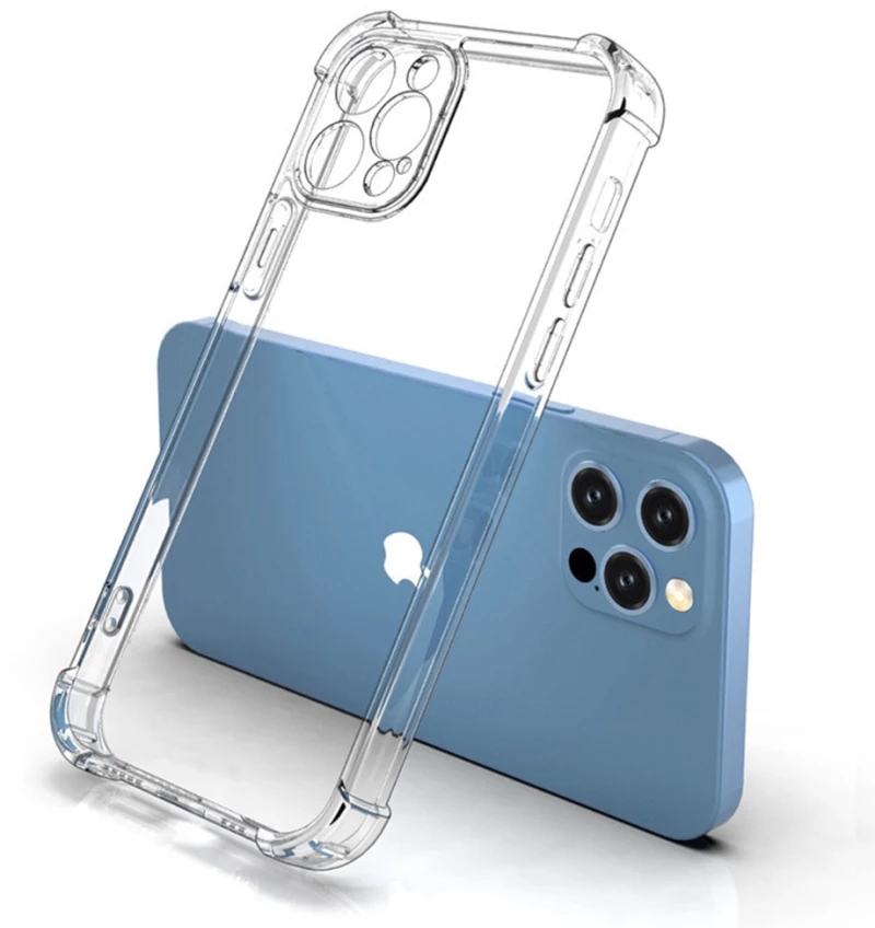 Techsuit - Shockproof Clear Silicone - iPhone 11 Pro Max - Clear