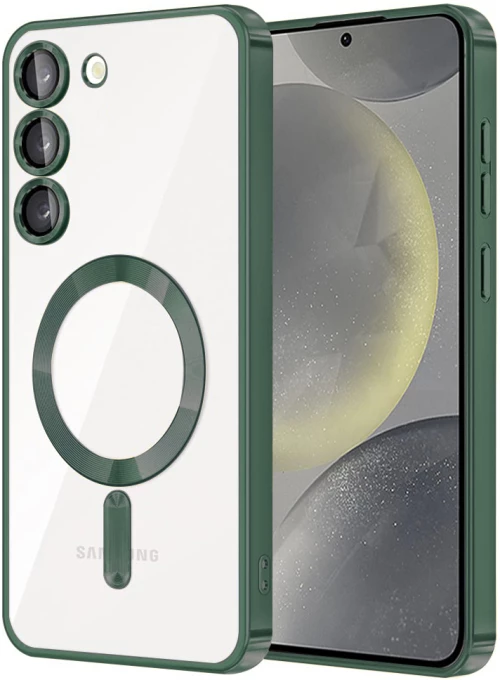 Techsuit - Luxury Crystal MagSafe - Samsung Galaxy S23 - Deep Green