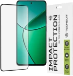 Techsuit - 111D Full Cover / Full Glue Glass - Realme 12+ - Black