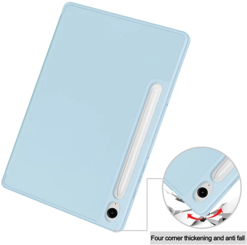 Techsuit - Flex Trifold (with Pencil Holder) - Samsung Galaxy Tab S9 FE - Sky Blue