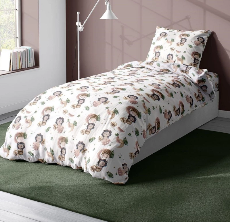 Σετ Σεντόνια Μονά 3τμχ (160x240) Lion 532 Beige βαμβακερά DimCol