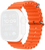 Λουράκι Ocean Band Wave Σιλικόνης Apple Watch 38/40/41mm Πορτοκαλί
