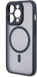 Hybrid Θήκη Σιλικόνης Με Magsafe & Metal Camera Lens Protection iPhone 15 Μαύρη