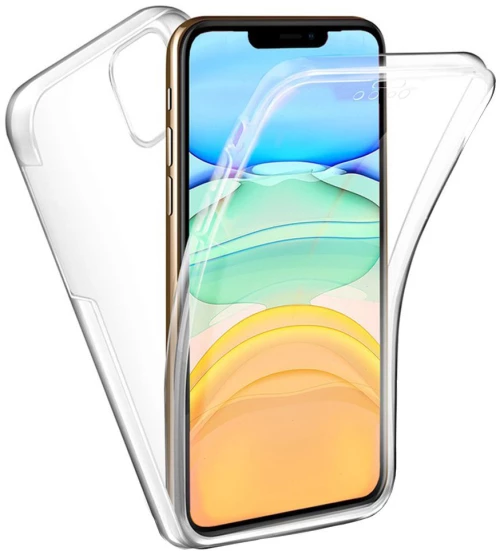 iPhone 13 Pro Max Θήκη Σιλικόνη 360° Διάφανη