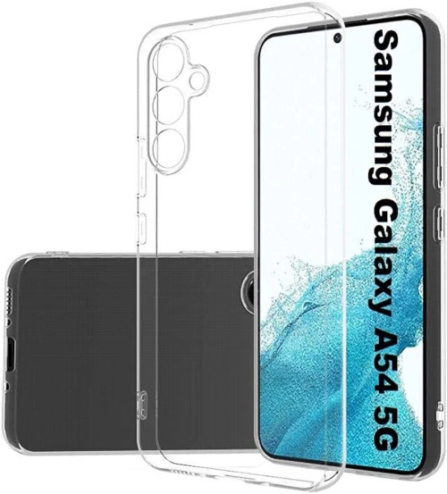 Samsung Galaxy A54 5G Θήκη Σιλικόνης Με Προστατευτικό Κάμερας Διάφανη