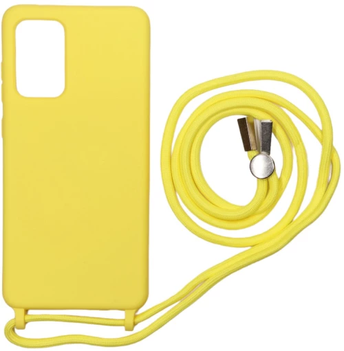 Technovo Silicone Case Lace Samsung Galaxy A72 Κίτρινη