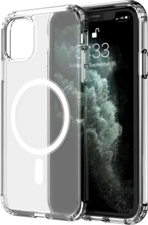 Θήκη Προστασίας Σιλικόνης Clear Case Με Magsafe iPhone 12/12 Pro