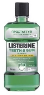 Listerine Teeth + Gum Defence Στοματικό Διάλυμα 500ml
