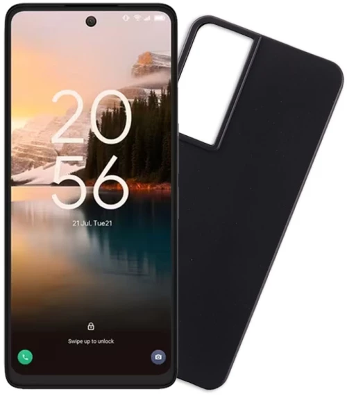 VOLTE-TEL ΘΗΚΗ TCL 40 NXTPAPER 4G T612B 6,78" SILICON TPU CAMERA GUARD BLACK