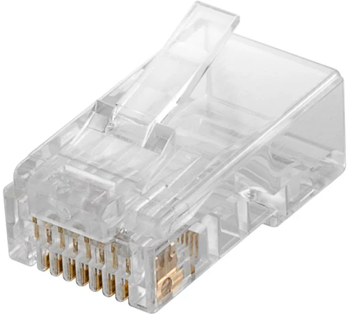 GOOBAY βύσμα RJ45 93828, CAT 6 UTP, διάφανο, 10τμχ