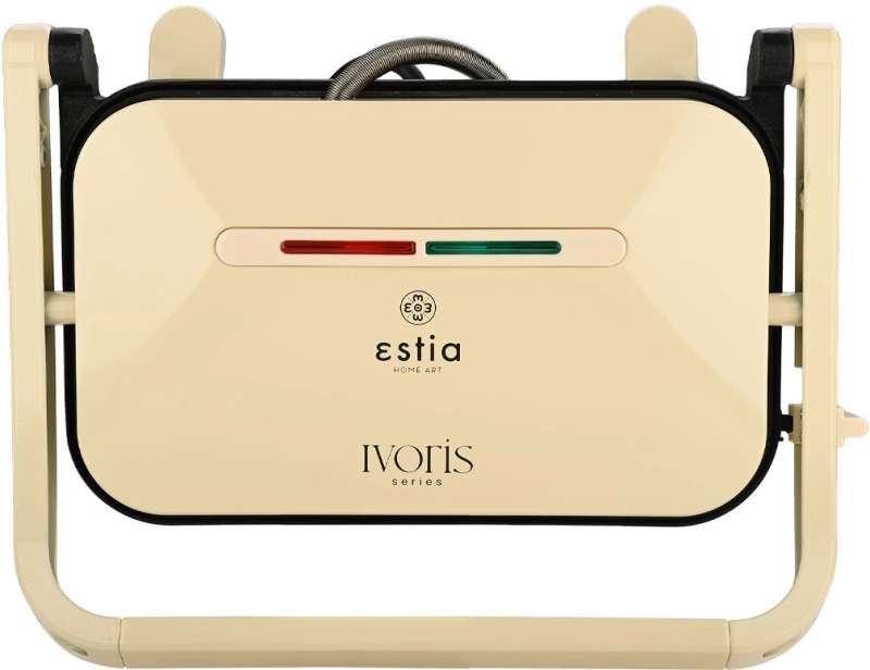 ESTIA ΤΟΣΤΙΕΡΑ IVORIS 2 ΘΕΣΕΩΝ 1300w ΜΕ ΑΝΤΙΚΟΛΛΗΤΙΚΕΣ ΠΛΑΚΕΣ