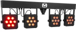 KOLOR-BAR MAC MAH Μπάρα LED με 4 προβολείς LED RGBW