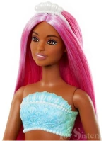 Mattel Barbie Νέα Γοργόνα Κοκκινη Ουρά - HRR04