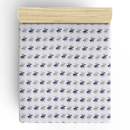 Freebox ΣΕΝΤΟΝΙ ΕΠΙΠΕΔΟ ΗΜΙΔΙΠΛΟ BEVERLY HILLS POLO CLUB FB912032.02 ΛΕΥΚΟ ΓΚΡΙ 180x240 εκ. 176BHP1129