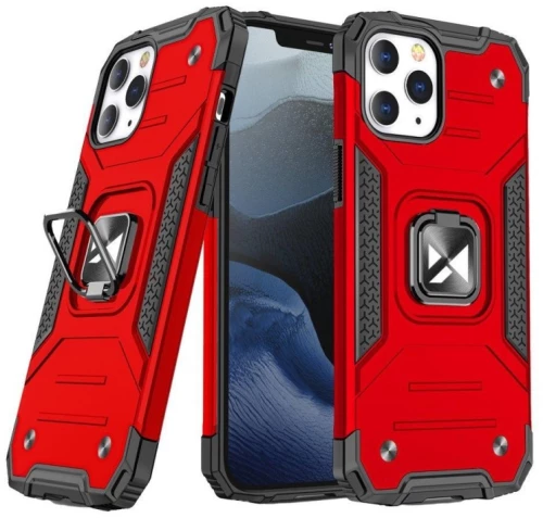 Ring Armor Case Kickstand iPhone 11 Κόκκινη