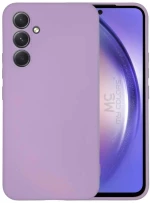 Samsung A55 Θήκη Σιλικόνης Λιλά