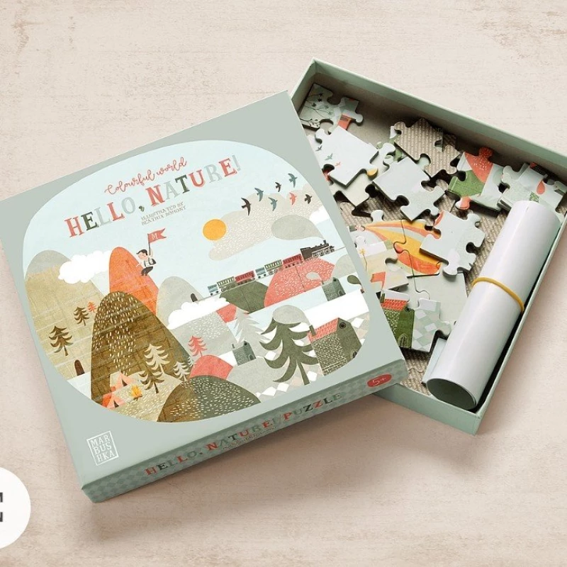Puzzle hello nature με αφισσα Από 4+ 52 τεμ