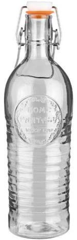 Estia Μπουκάλι Νερού Γυάλινο 1100ml Με Μεταλλικό Κλιπ 01-21832