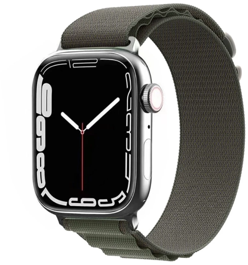 Nylon Λουράκι για AppleWatch 38/40/41mm-Army Green OEM
