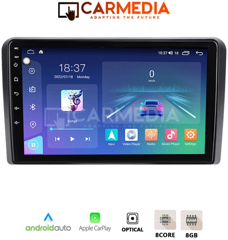 CARMEDIA CM810-13 TABLET 10'' OEM MITSUBISHI OUTLANDER 2001-2005