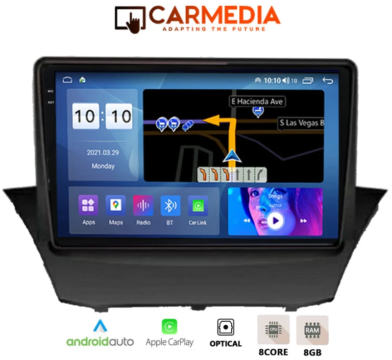 CARMEDIA CM8095-13 PLUS TABLET 9.5'' OEM FORD FIESTA 2010-2018