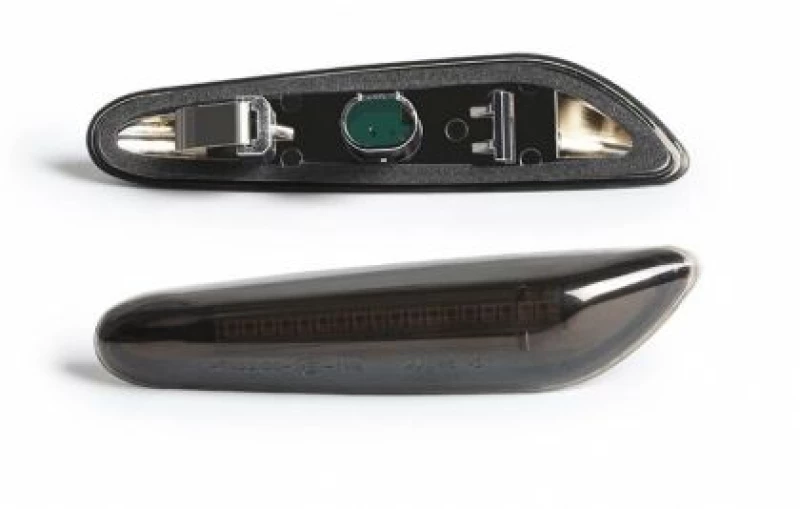 Led φλας φτερού για BMW E90 / E91 / E92 / E93 / E87 / X1 - φιμέ με τρεχούμενο φλας - σετ 2τμχ.