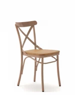 Vaterlo/W Chair - Μέταλλο - 51x42x88 cm