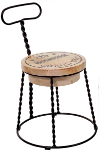 Champagne Chair - Μέταλλο - 51x45x81 cm