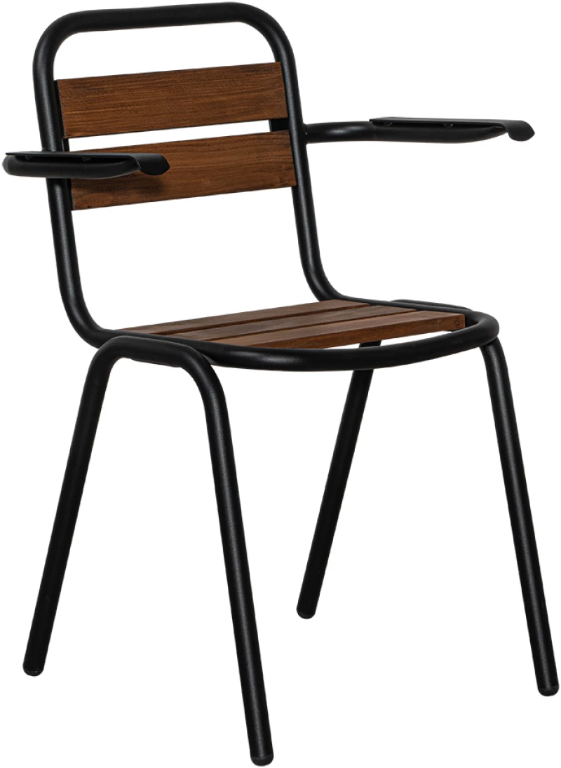 Texas/P-2 Armchair - Μέταλλο - 48x59x82 cm