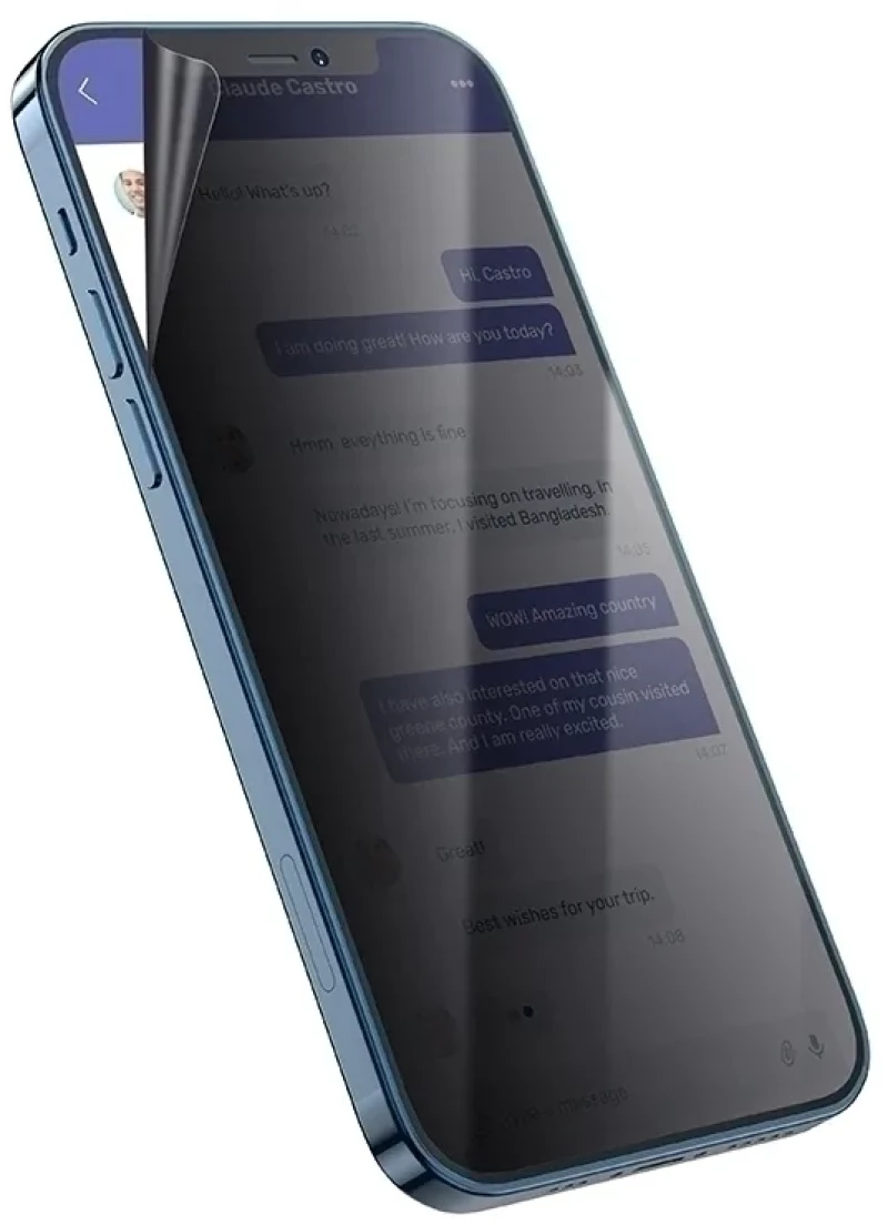 Hoco Hydrogel Pro Privacy Matte Screen Protector - Ματ Μεμβράνη Προστασίας Απορρήτου Οθόνης Realme 6 Pro - 0.15 mm - Matte (HOCO-FRONT-PRM-027-009)