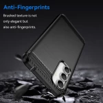 Θήκη Σιλικόνης - Samsung Galaxy A55 - Techsuit Carbon Silicone - Black (5949419081758)