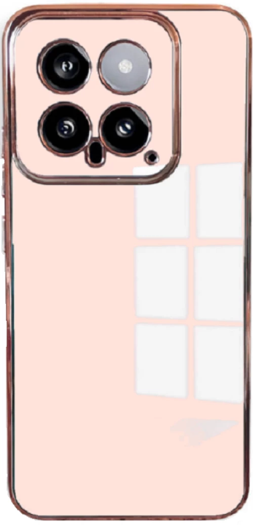 Θήκη Σιλικόνης - Xiaomi 14 - Bodycell Gold Plated - Pink (5206015074332)