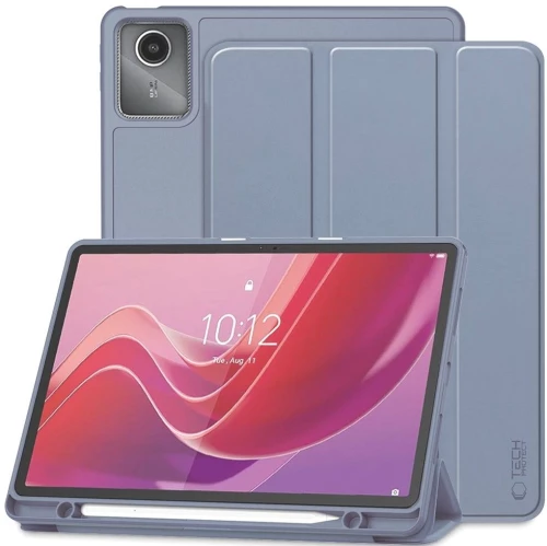 Flip Θήκη με Υποδοχή για Γραφίδα - Lenovo Tab M11 11" TB-330 - Tech-Protect SC Pen Smartcase - Lavender (5906302309795)