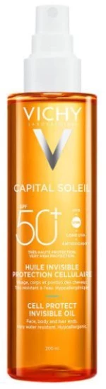 VICHY capital soleil cell protect huile invisible spray spf50+ 200ml