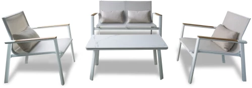 Aspen-2/Anthracite Lounge Set - Αλουμίνιο