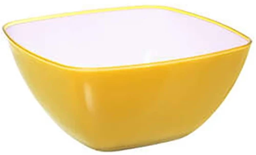 Μπωλ polysterin κίτρινο  14x14x6,6