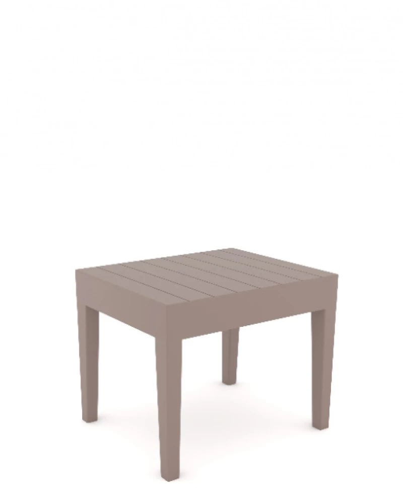 Alaska/T-45x55x44cm Table PP Cappuccino - Πολυπροπυλένιο - 55x45x44 cm