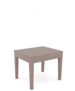 Alaska/T-45x55x44cm Table PP Cappuccino - Πολυπροπυλένιο - 55x45x44 cm