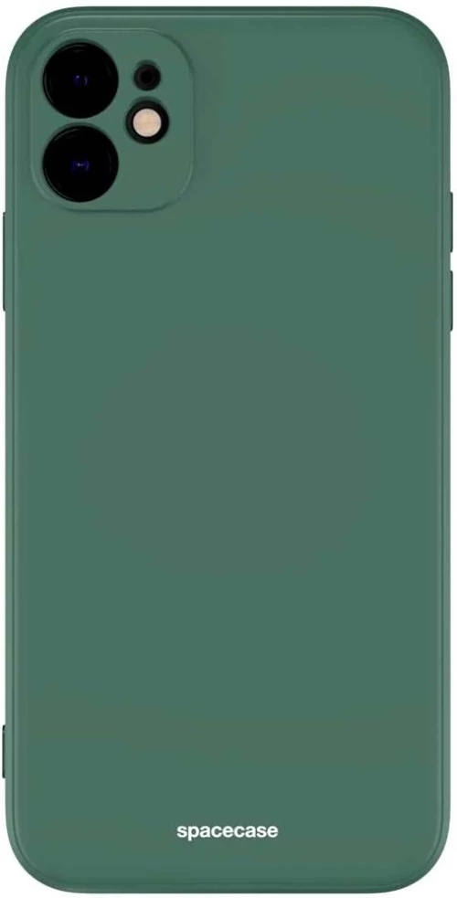 Spacecase Silicone Case - Θήκη Σιλικόνης Apple iPhone 11 - Dark Green (5905123440335)