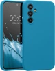 KWmobile Soft Flexible Rubber Cover - Θήκη Σιλικόνης Samsung Galaxy A54 με Πλαίσιο Κάμερας - Caribbean Blue (60795.224)