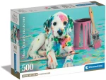 Clementoni Παζλ High Quality Collection Σκυλάκι Δαλματίας 500 τμχ - Compact Box
