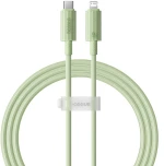 Baseus - Data Cable Habitat Series (P10360201631-01) - Type-C to Lightning, Fast Charging, 20W, 480Mbps, 2m - Natural Green