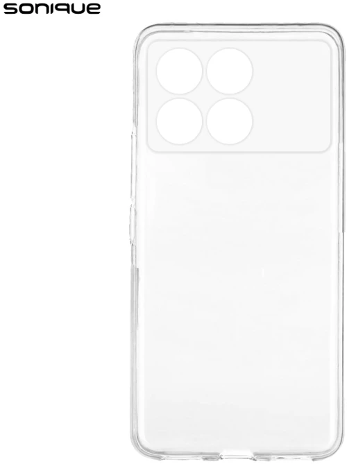 Θήκη Σιλικόνης Sonique Crystal Clear Xiaomi Poco X6 Pro 5G Διάφανο