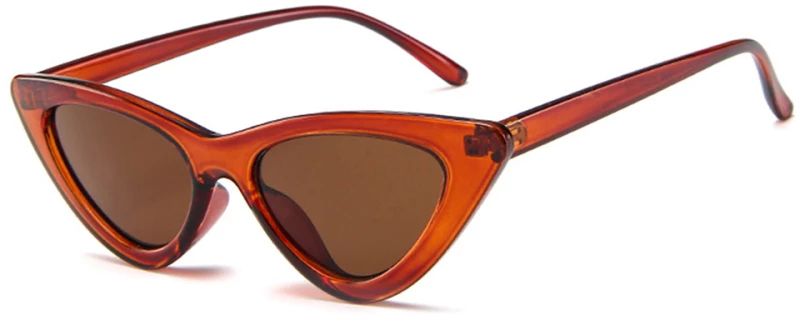 Techsuit - Sunglasses (5040) - for Women, PC Frame and Lens, Triangular - Brown