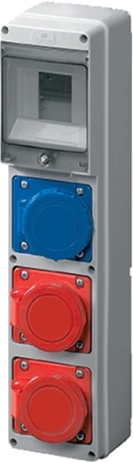 BOARD EC69022 WITH IND.SOCKETS 1*1P+N+E 16A+ 1*1P+N+E 32A+1*3P+E 16A IP67