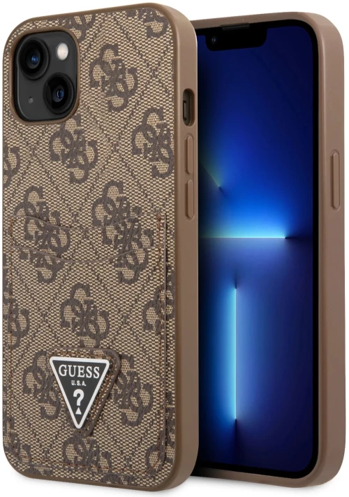 Guess iPhone 14 Plus and iPhone 15 Plus Back cover case - Brown